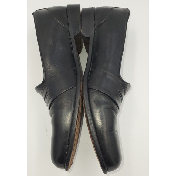 ZELLI Savannah‎ Black Leather Penny Loafer 8 1/2 M Hand Crafted In Italy main image 12